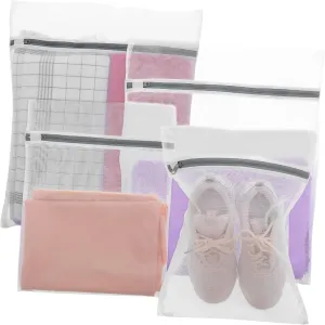 1 Set Fine Mesh Laundry Bag Protector for Washing Machine Wash Bags Travel Clothes Organizer for Delicate Fabrics