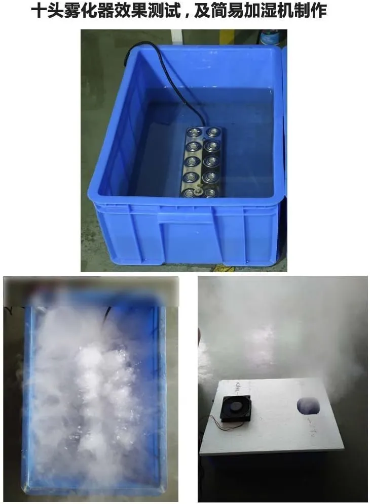 10 Head Ultrasonic Mist Maker Fogger Humidifier  Transformer CE 5kg/h For Industrial Scenic Agriculture Swimming Pool (Waterproof (220V Only）)