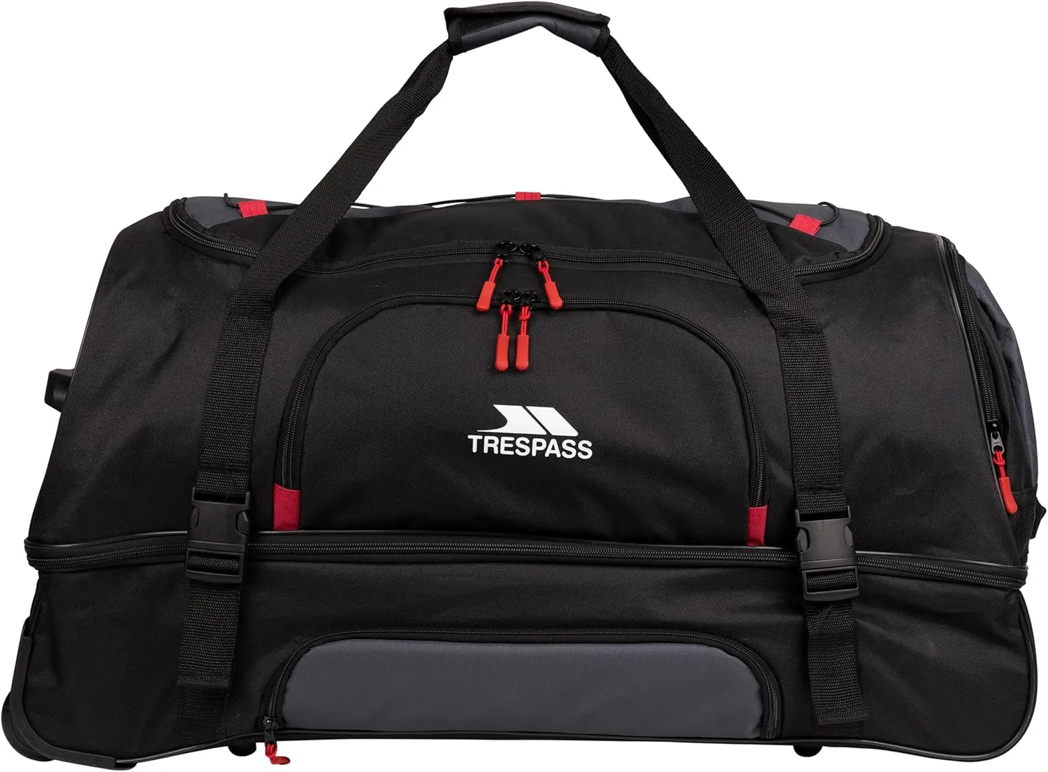 100L Trolley Duffel Bag Fero - Travel Duffel Bag on Wheels, Holiday Luggage Bag, Roller Holdall with Wheels, Carry Handle & Pull Handle Trolley Luggage