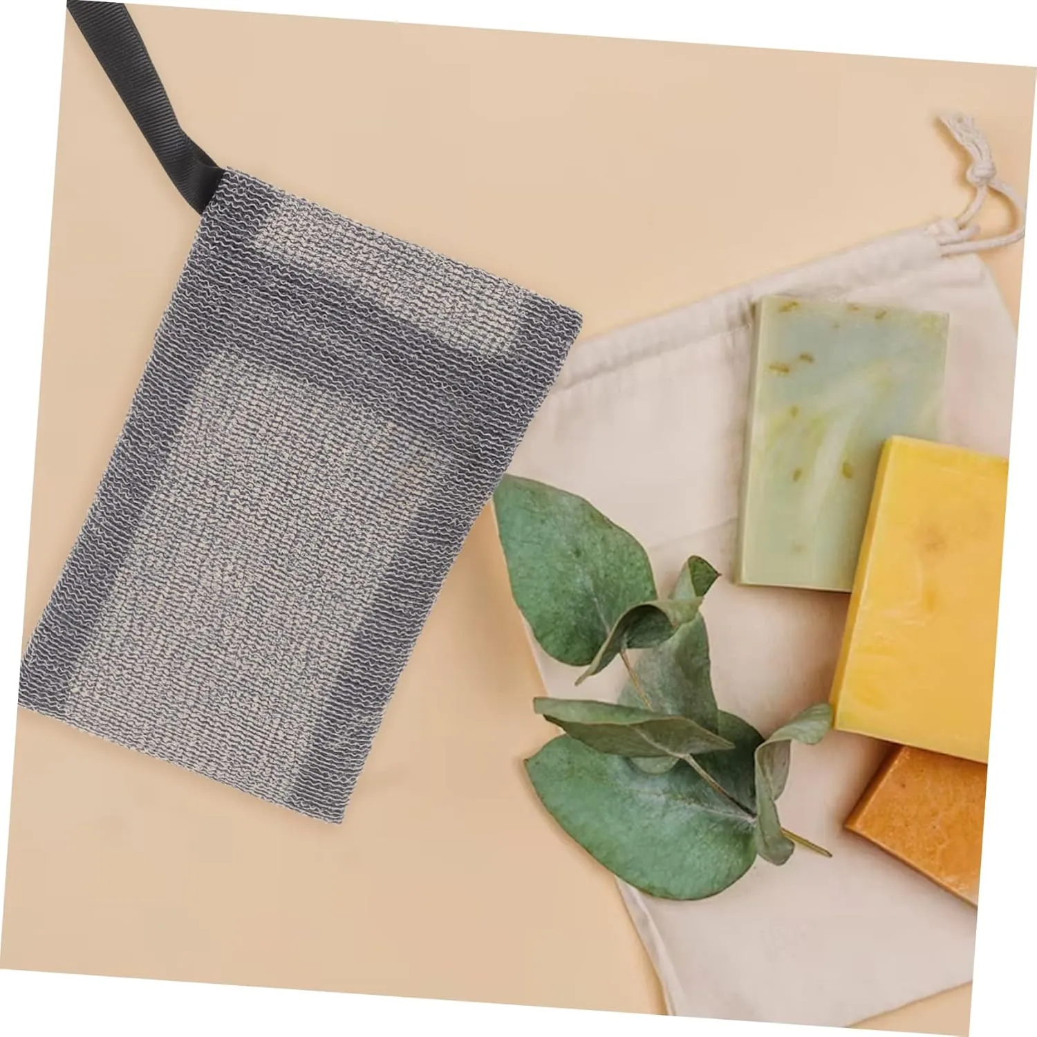 12pcs Soap Mesh Bags for Soap Saving Lightweight Foaming Pouches for Travel and Home Use Quickly Draining Design Lather and Release