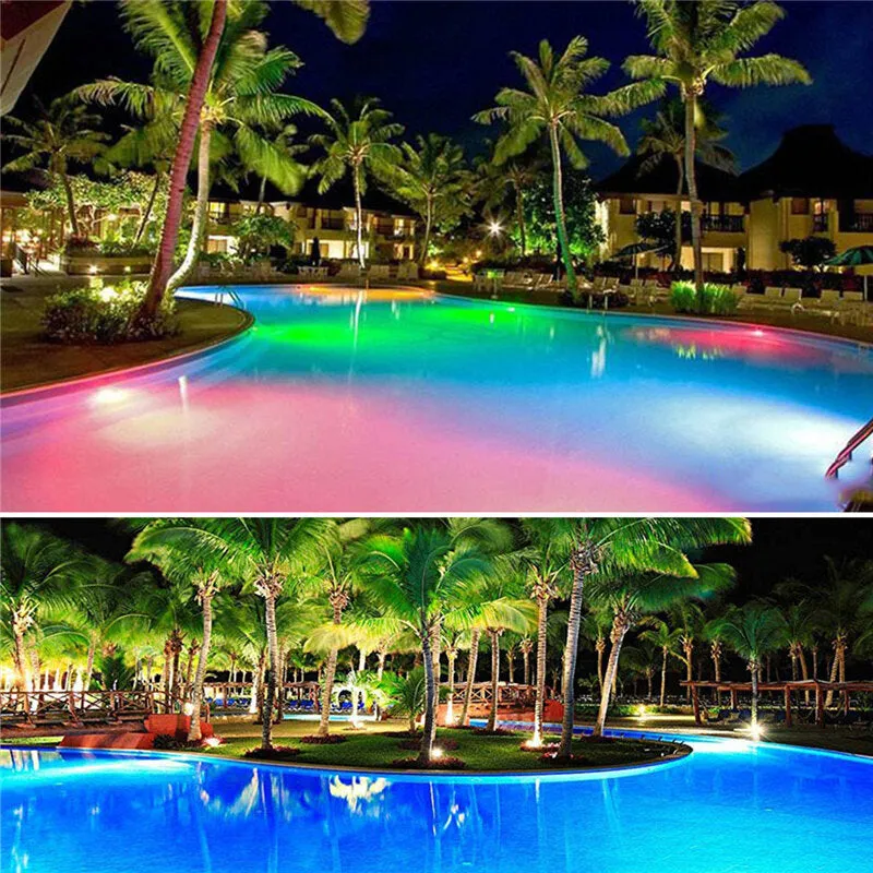 12V 114/216/432LED RGB Underwater Swimming Pool Light IP68 Remote Control Fountain Underwater Light