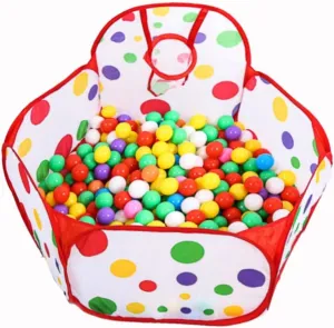 200Pcs Plastic Balls for Ocean Balls with Storage Mesh Bag for Ball Pits Playhouses and Pools Safe Bath