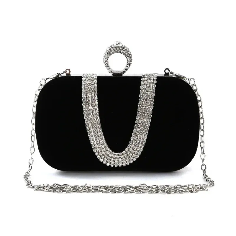 2023 Diamond Women Luxury Clutch Evening Bag Wedding Crystal Ladies Cell Phone Pocket Purse Female Wallet for Party Quality Gift
