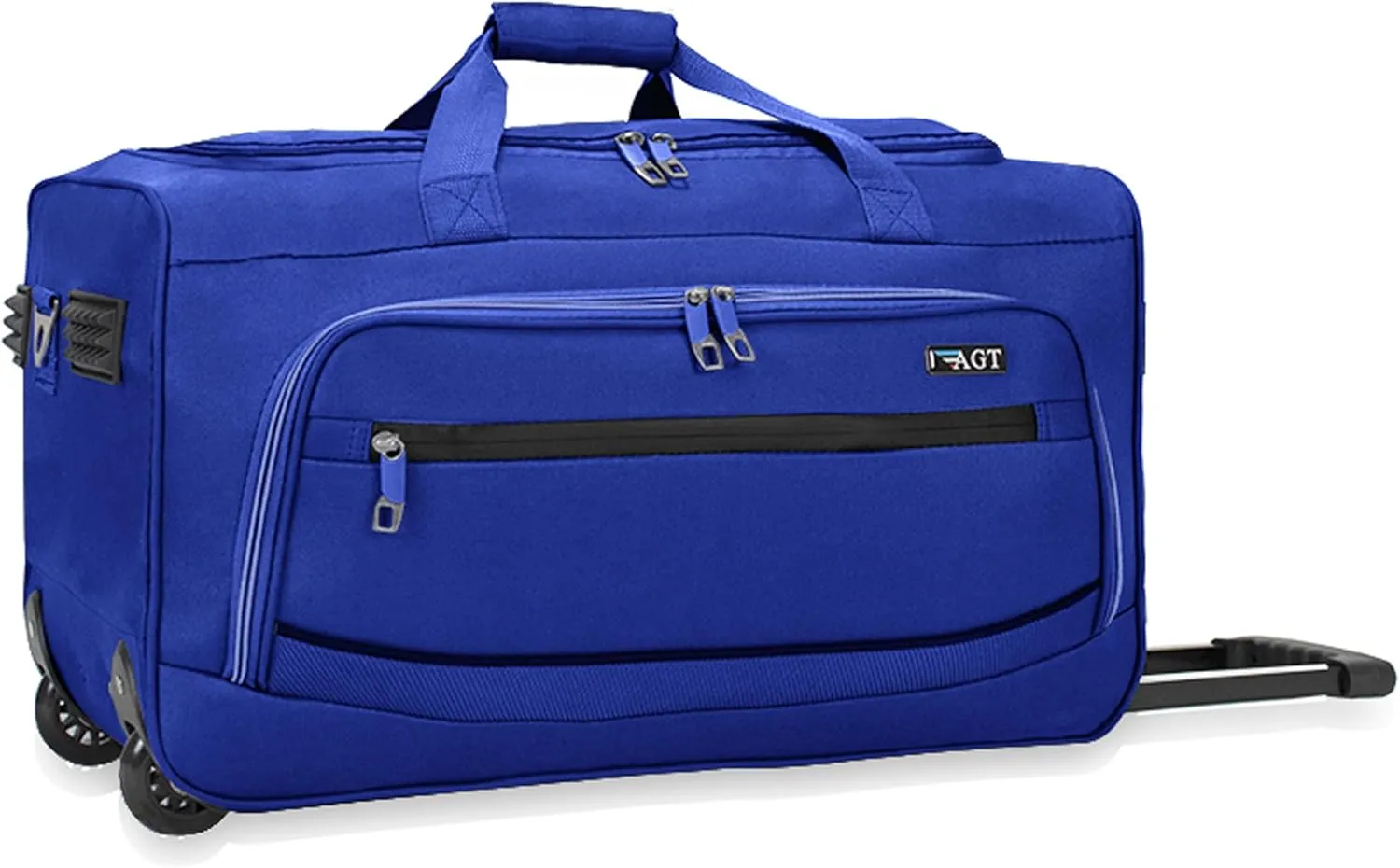 22"/30"/36" Rolling Duffel Bag Travel Wheeled Luggage Suitcase (Blue, 22-inch)
