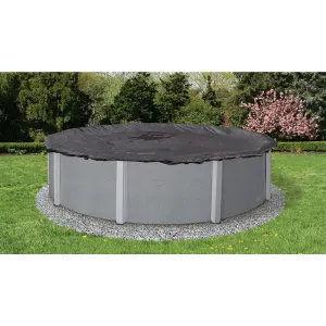 28 ft Round Rugged Mesh Above Ground Pool Winter Cover