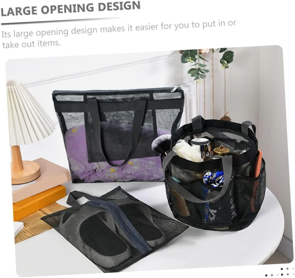 2pcs Bath Sauna Bag Toiletries Men and Women Outdoor, Blackx4pcs, 45x38cmx4pcs