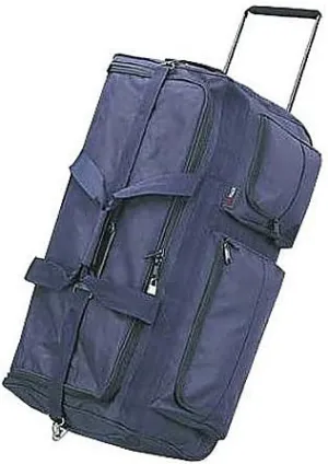 30 Corner Wheeled Duffel - Navy