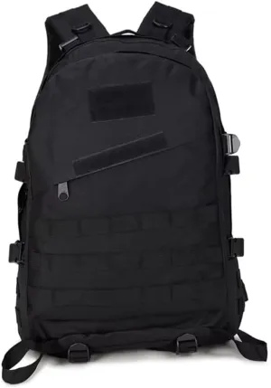 30L Tactical Backpack, Military MOLLE Rucksack, Waterproof Assault Pack for Hunting, Camping, Survival & Outdoor Travel (Black)