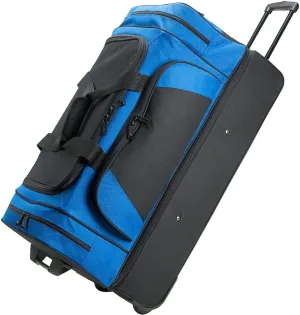 30" 2-Wheeled Rocky Travel Duffel Color: Blue