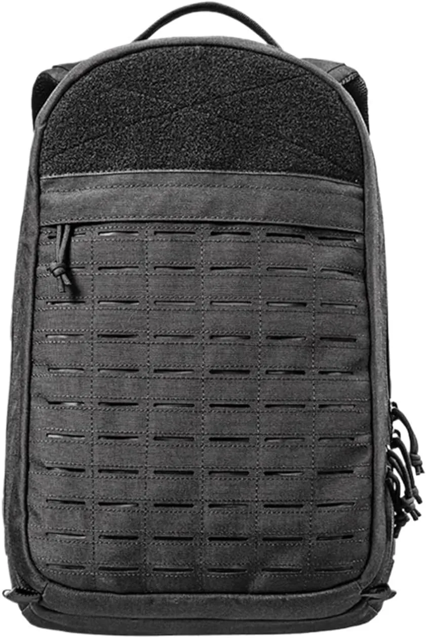35L Backpack Outdoor Sports Storage Equipment 3D Travel Bag Trekking Bag Camouflage Backpack(Black)
