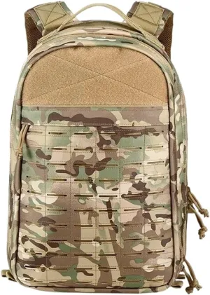35L Backpack Outdoor Sports Storage Equipment 3D Travel Bag Trekking Bag Camouflage Backpack(CP)