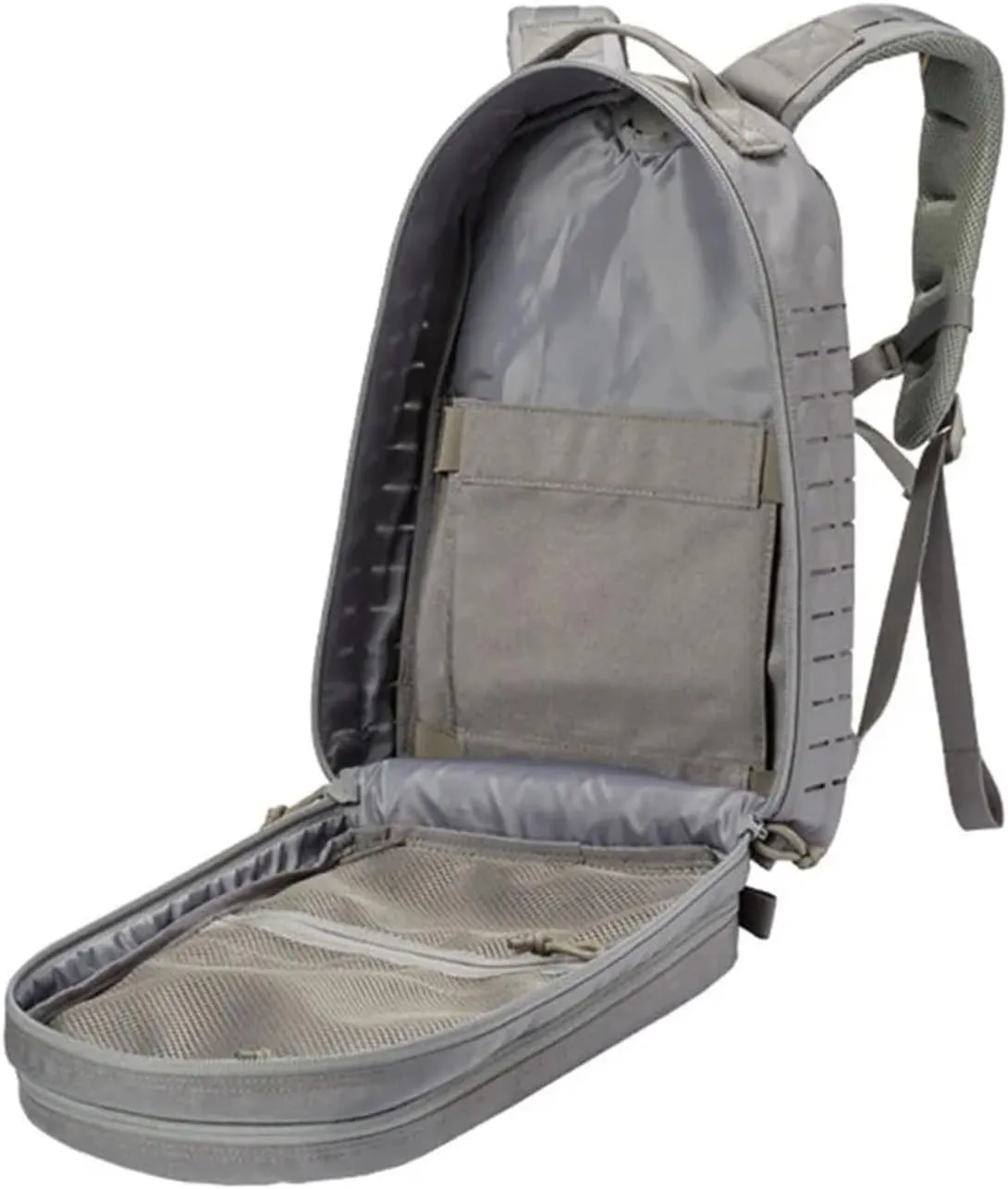 35L Backpack Outdoor Sports Storage Equipment 3D Travel Bag Trekking Bag Camouflage Backpack(Ranger Green)