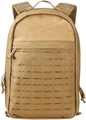 35L Backpack Outdoor Sports Storage Equipment 3D Travel Bag Trekking Bag Camouflage Backpack(TAN)