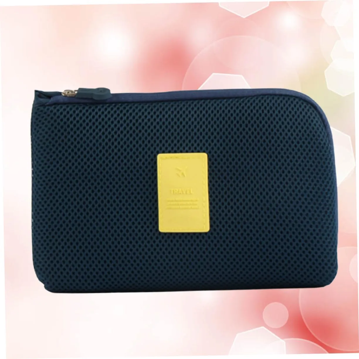 3pcs Portable Waterproof Double Pouch Cord Organizer for Travel Digital Data Cosmetic Storage Case