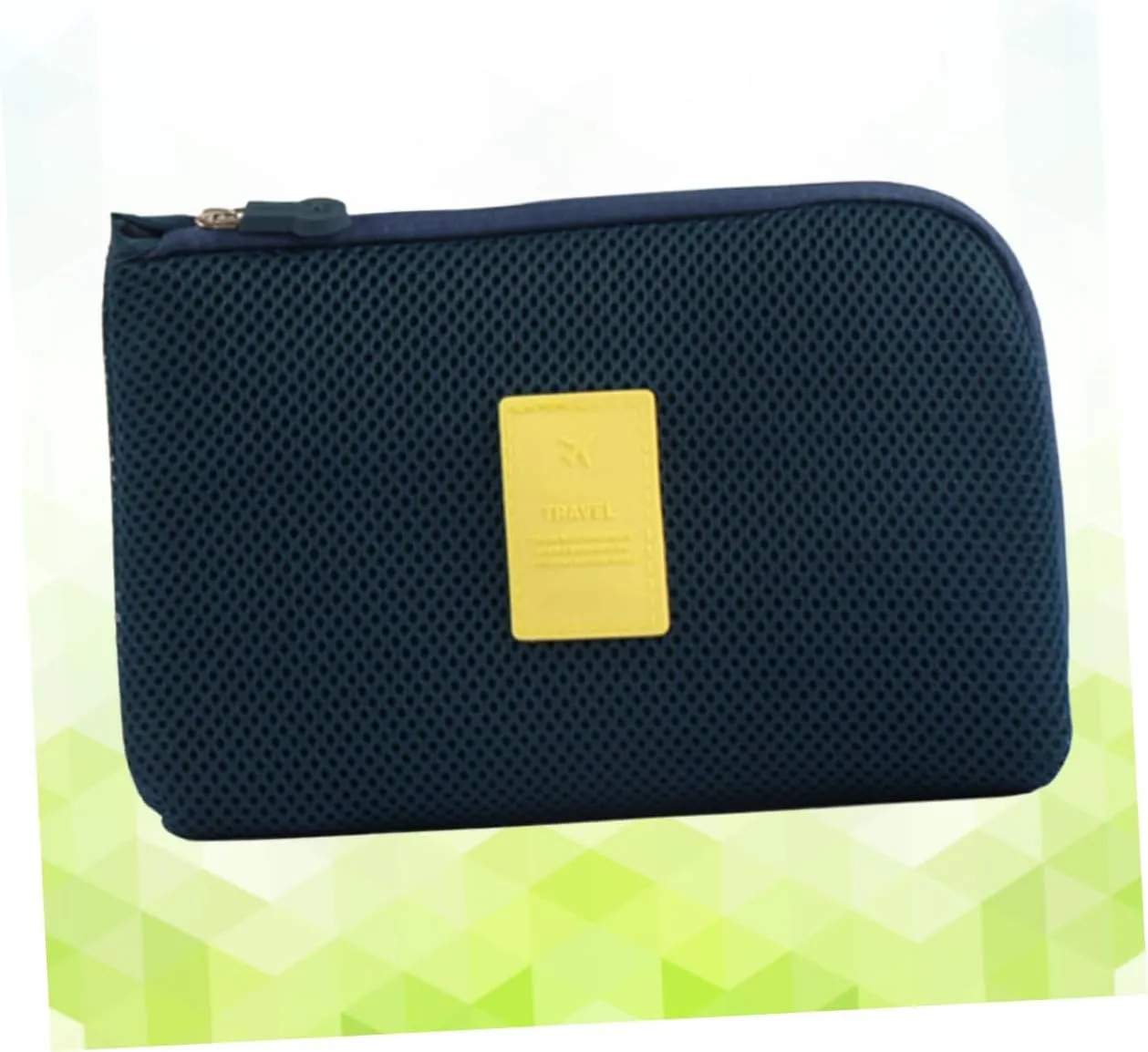 3pcs Portable Waterproof Double Pouch Cord Organizer for Travel Digital Data Cosmetic Storage Case