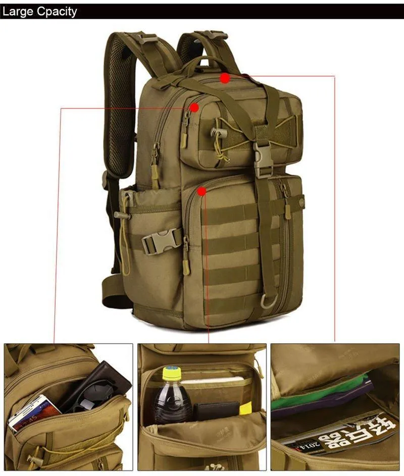 40L Mountaineering Backpack Molle System Pack
