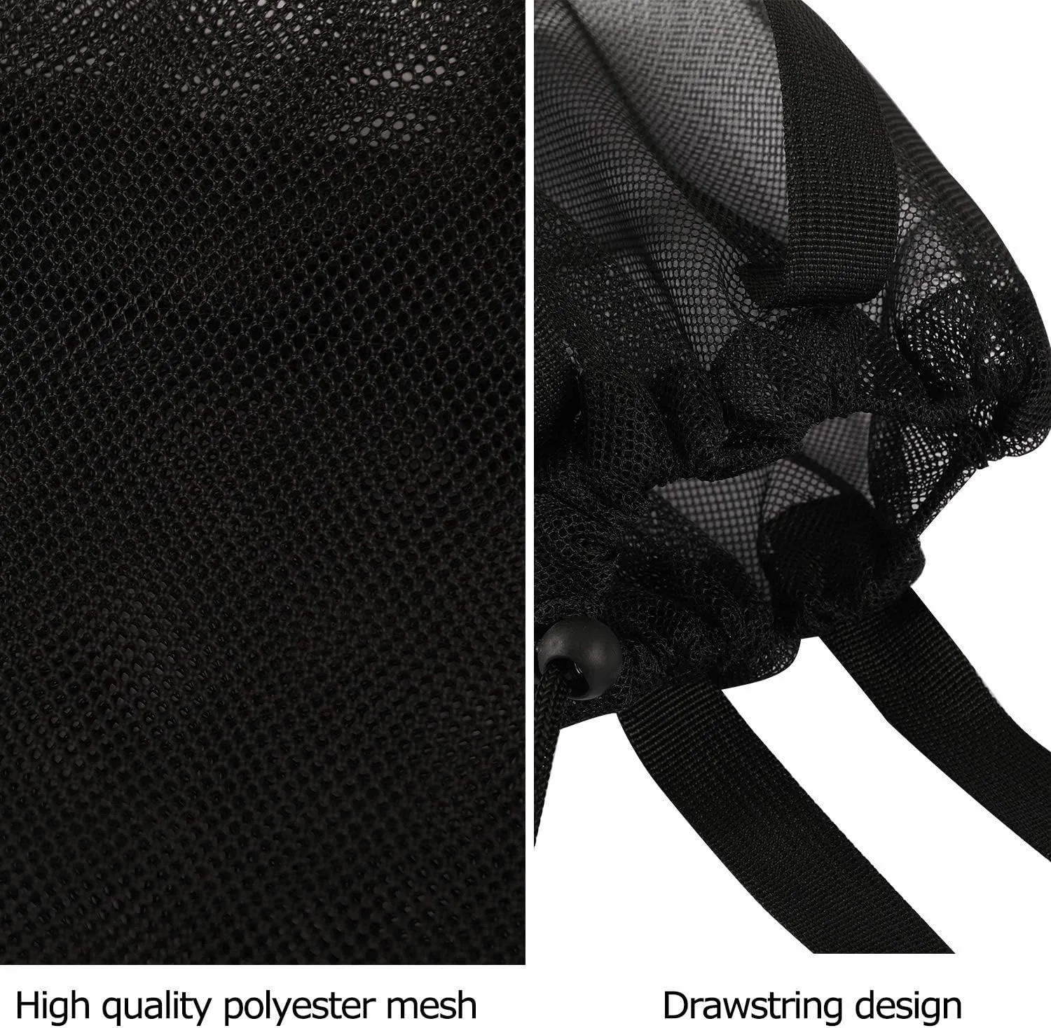 4Pieces Cute Mesh Pool Tote Bags,Mesh Beach Bags With Drawsting For Swim,Travel,Party
