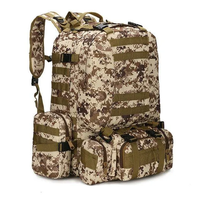 50L Outdoor Molle Camping Backpack