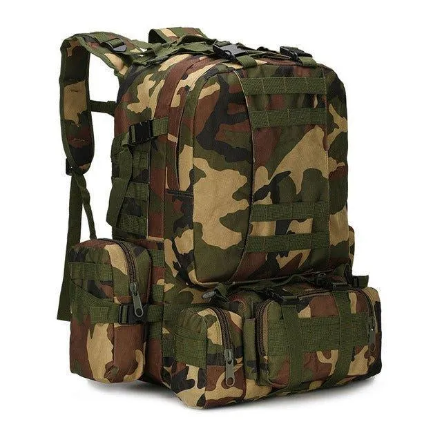 50L Outdoor Molle Camping Backpack