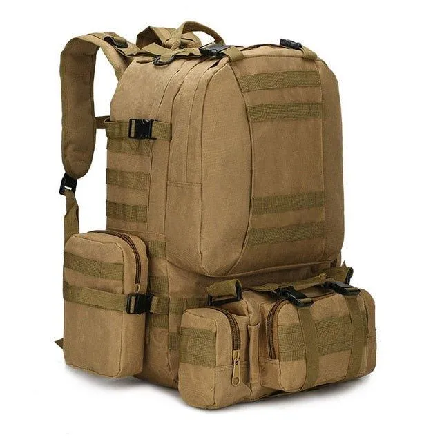 50L Outdoor Molle Camping Backpack