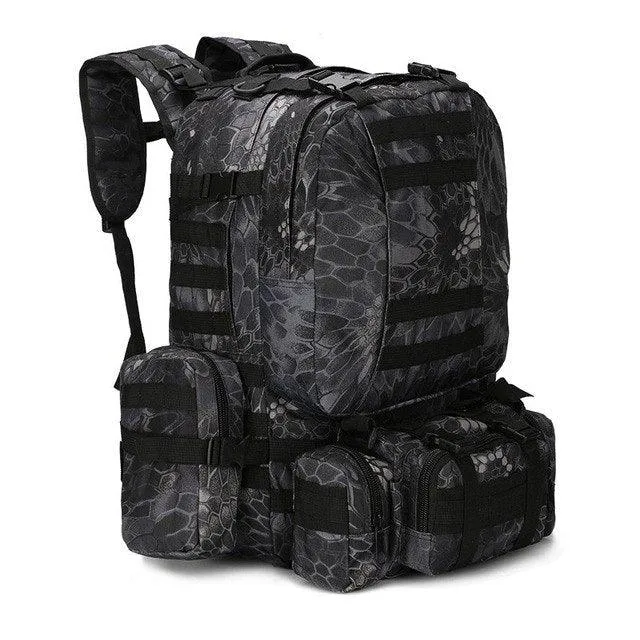 50L Outdoor Molle Camping Backpack