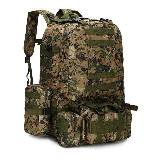 50L Outdoor Molle Camping Backpack