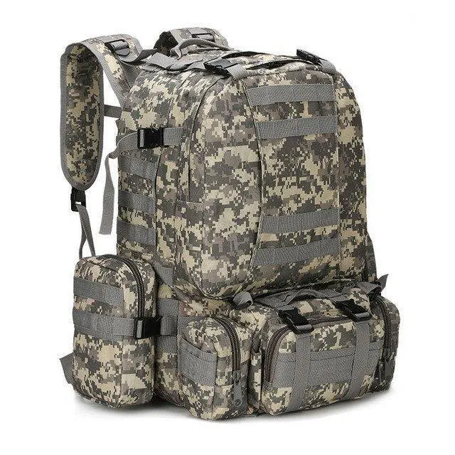 50L Outdoor Molle Camping Backpack