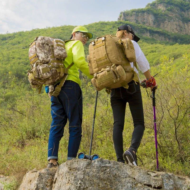 50L Outdoor Molle Camping Backpack