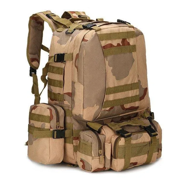 50L Outdoor Molle Camping Backpack
