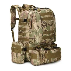 50L Outdoor Molle Camping Backpack