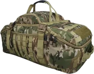 60L 80L Camping Camouflage Backpacks Men Tactical Backpack Molle Hiking Travel Climbing Rucksack Sports Gym Duffel Bag(Green,Large)