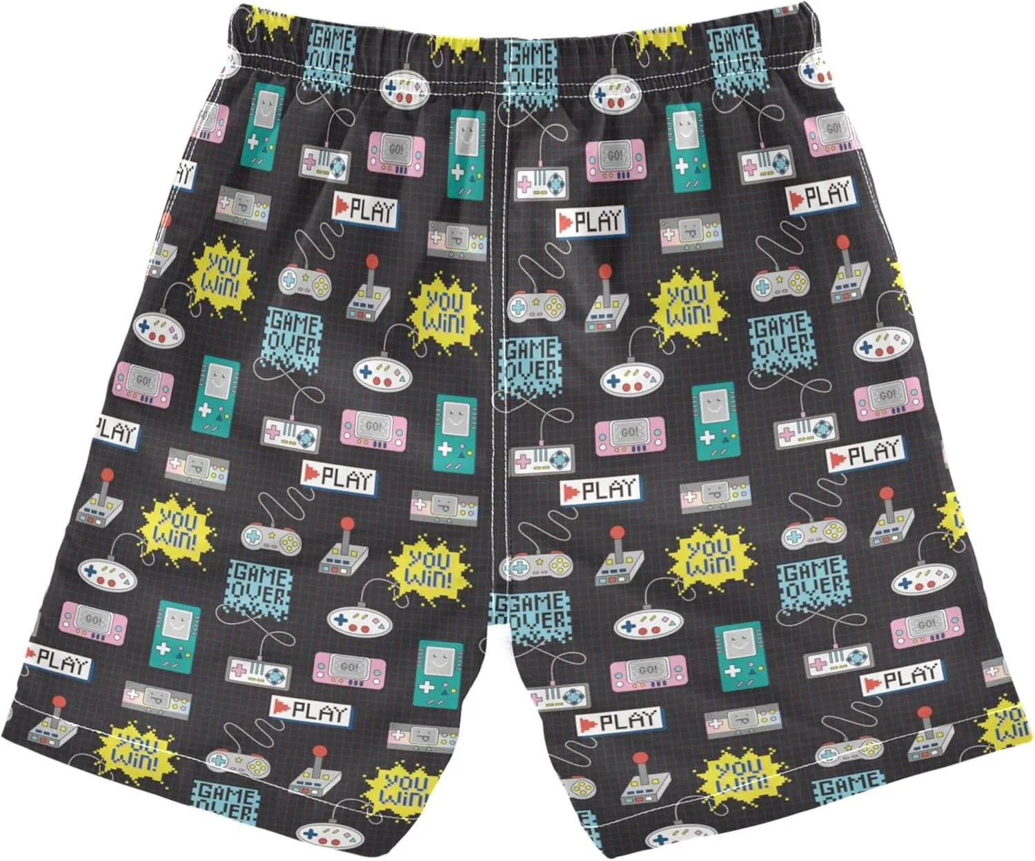 8-12T Boys Swim Trunks Quick Dry Board Shorts Swimwear Beachwear with Mesh Lining M
