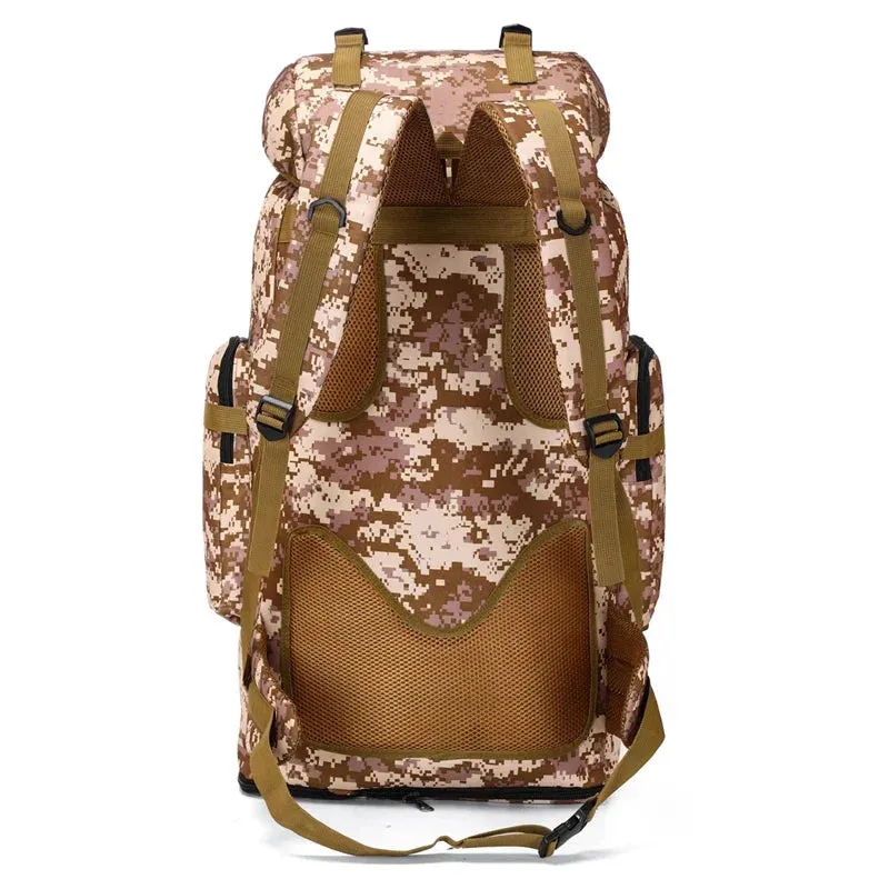 80L/100L  Mountaineering Bag Climb Bag Tactical Backpacks Large Backpack Outdoors Hiking Camping Travel Bags
