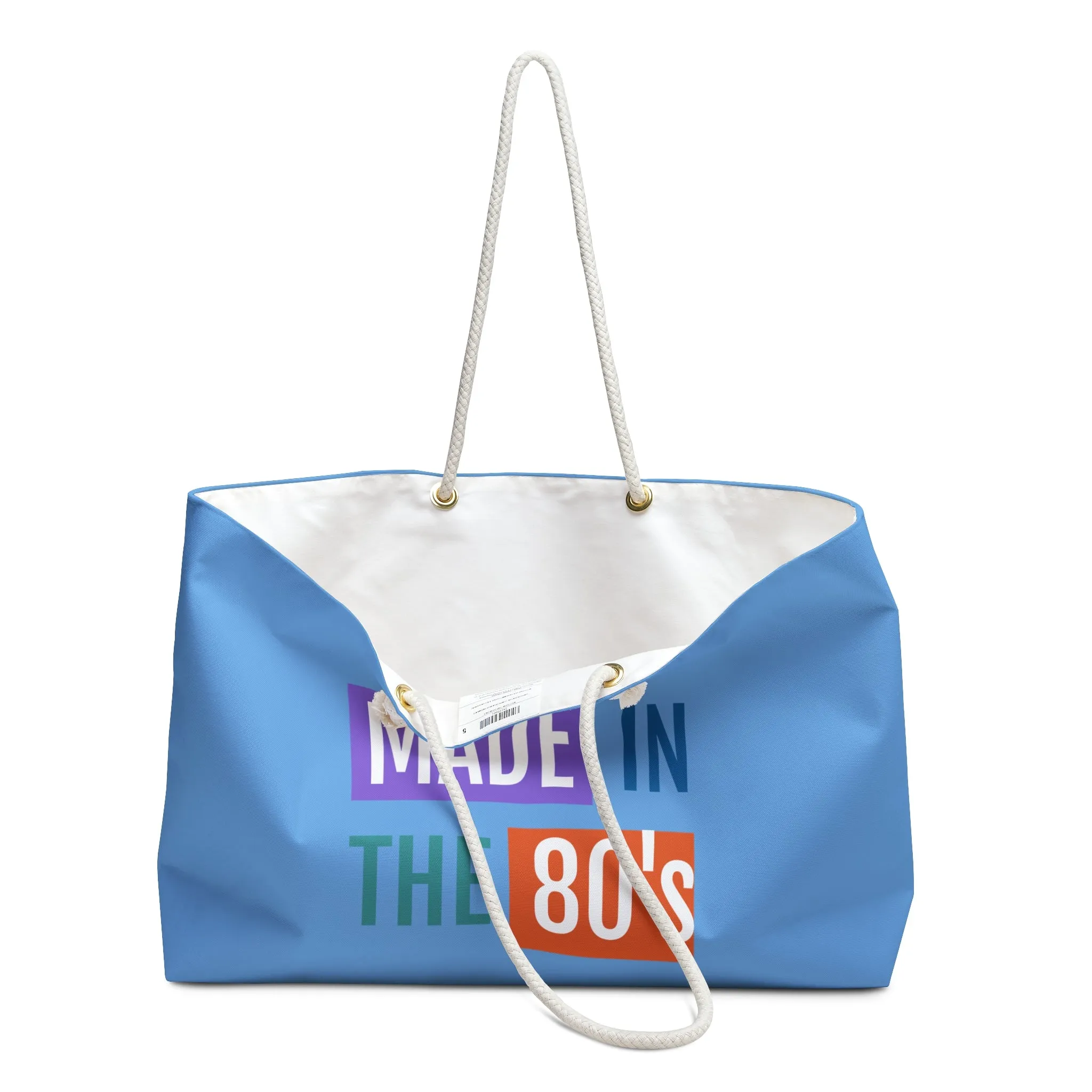 80s theme Tote Bag for therapist SLP gift Speech Therapy tote for toys and more Speech and Smile Bag
