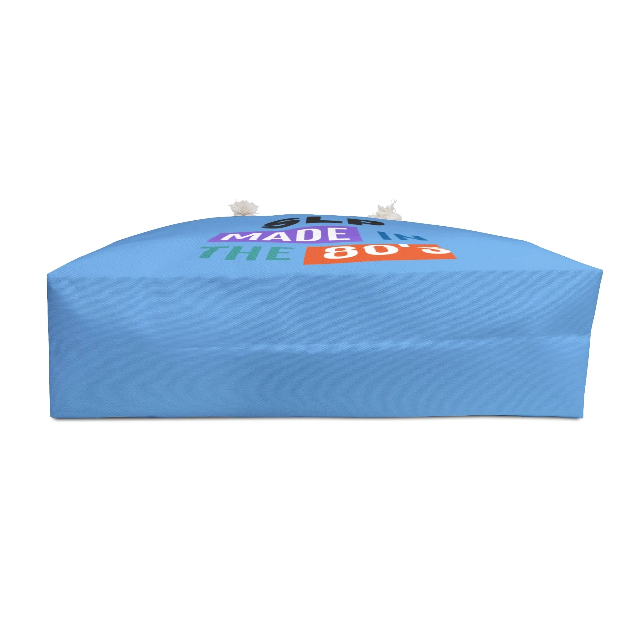 80s theme Tote Bag for therapist SLP gift Speech Therapy tote for toys and more Speech and Smile Bag