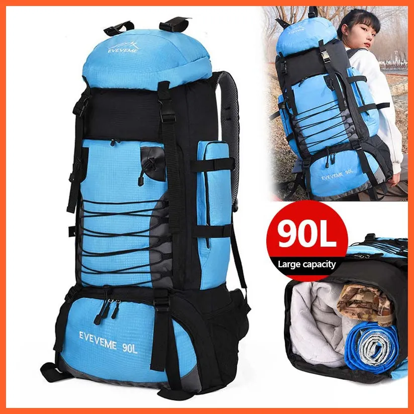 90L 80L Travel Camping Backpack | Trekking Bag For Travelling