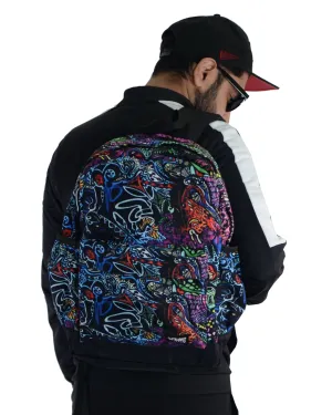 Acid Trip Canvas Backpack