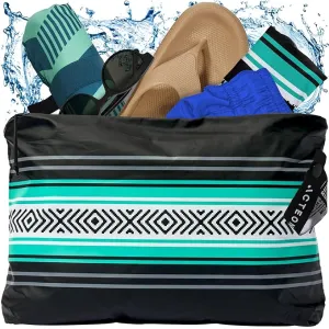 Acteon Wet Dry Bag, Large Travel Water-Resistant Swimsuit & Clothes Organizer, Foldable Pocket Sized Pool, Beach & Gym Bags, Fit for Bikini, Swim Workout Shoes & Towels, Toiletries, Dirty Laundry