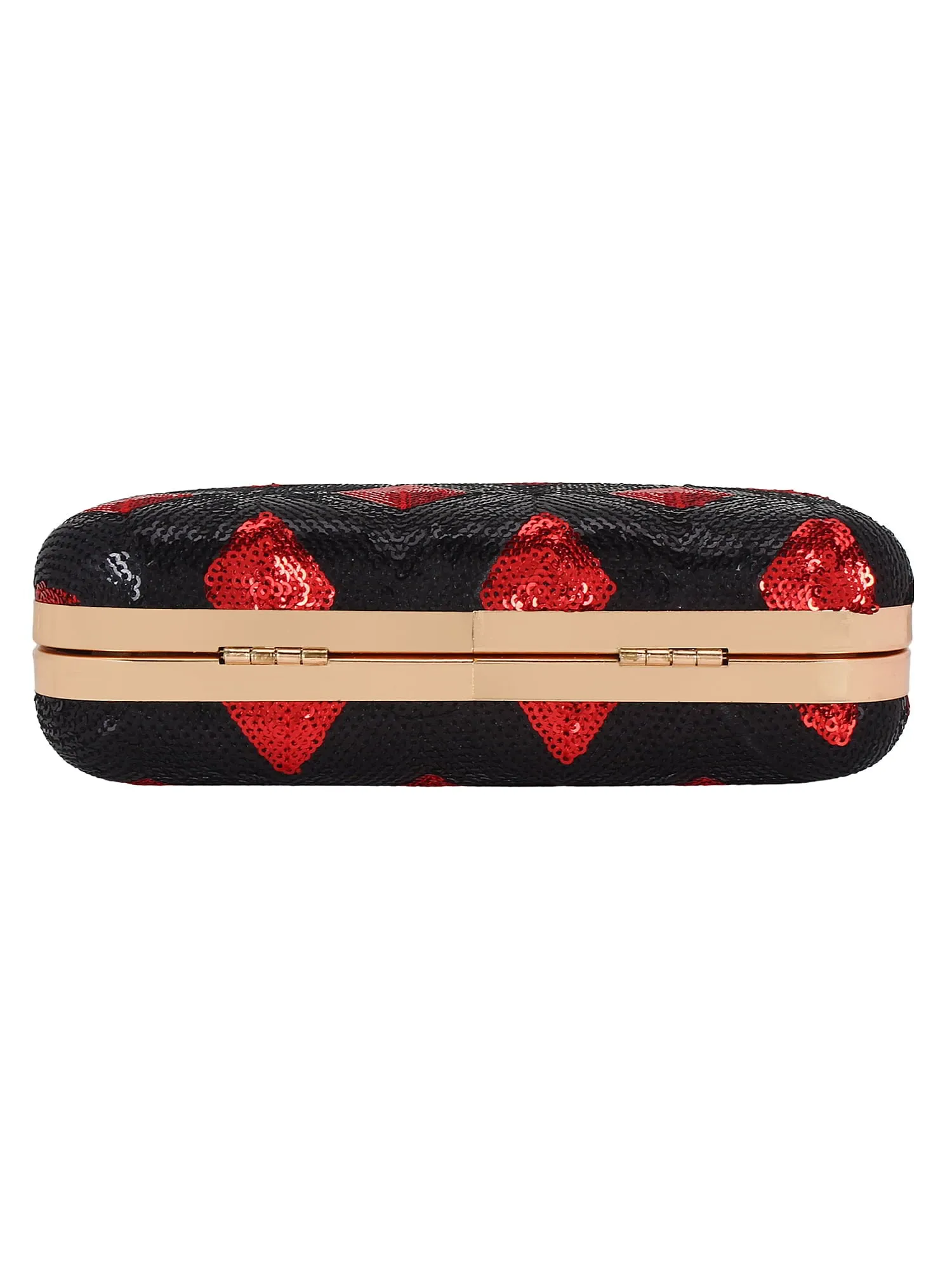 Adorn Sequined Party Clutch