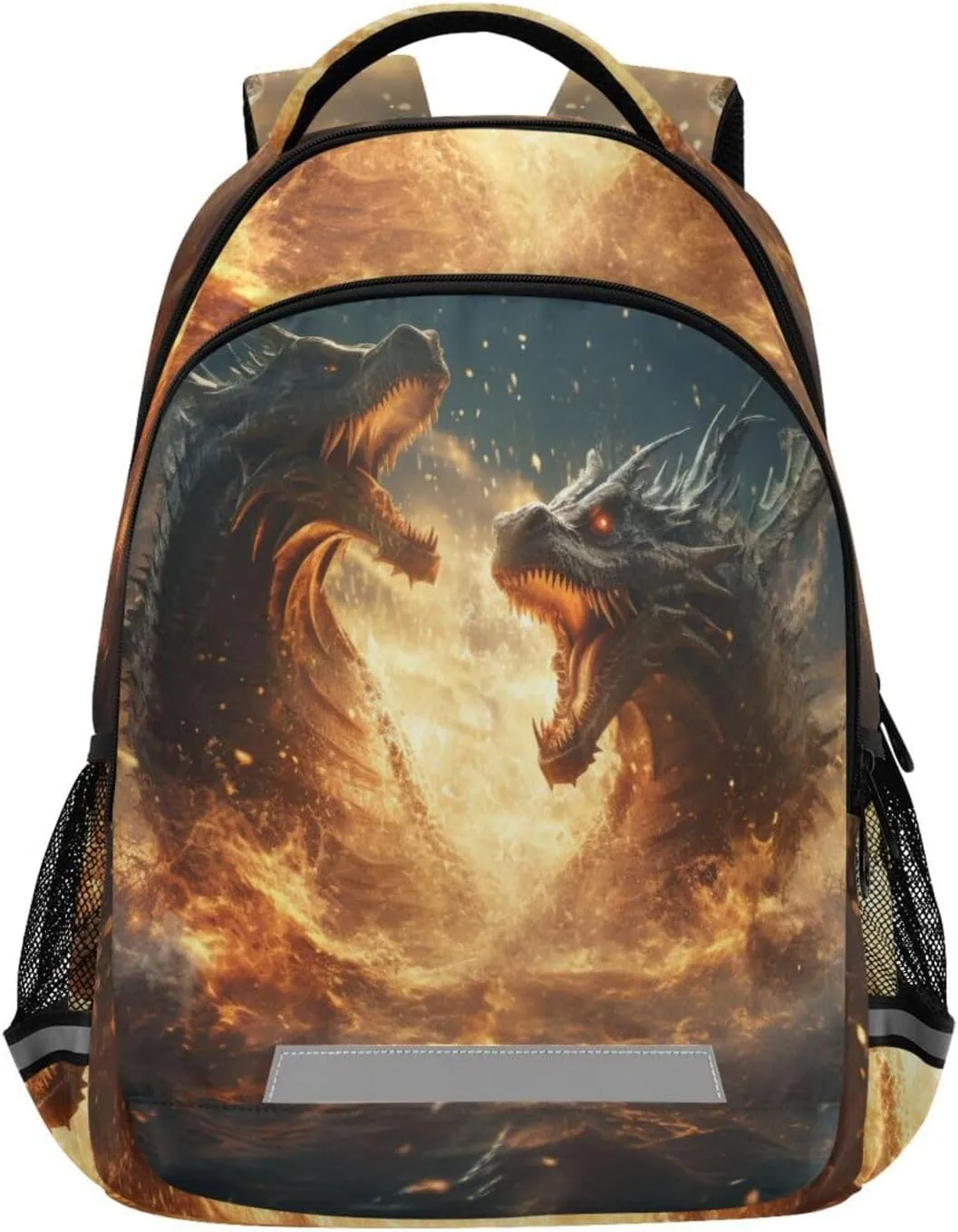 ALAZA Roar Dragons Backpack Bookbag Laptop Notebook Bag Casual Travel Trip Daypack for Women Men