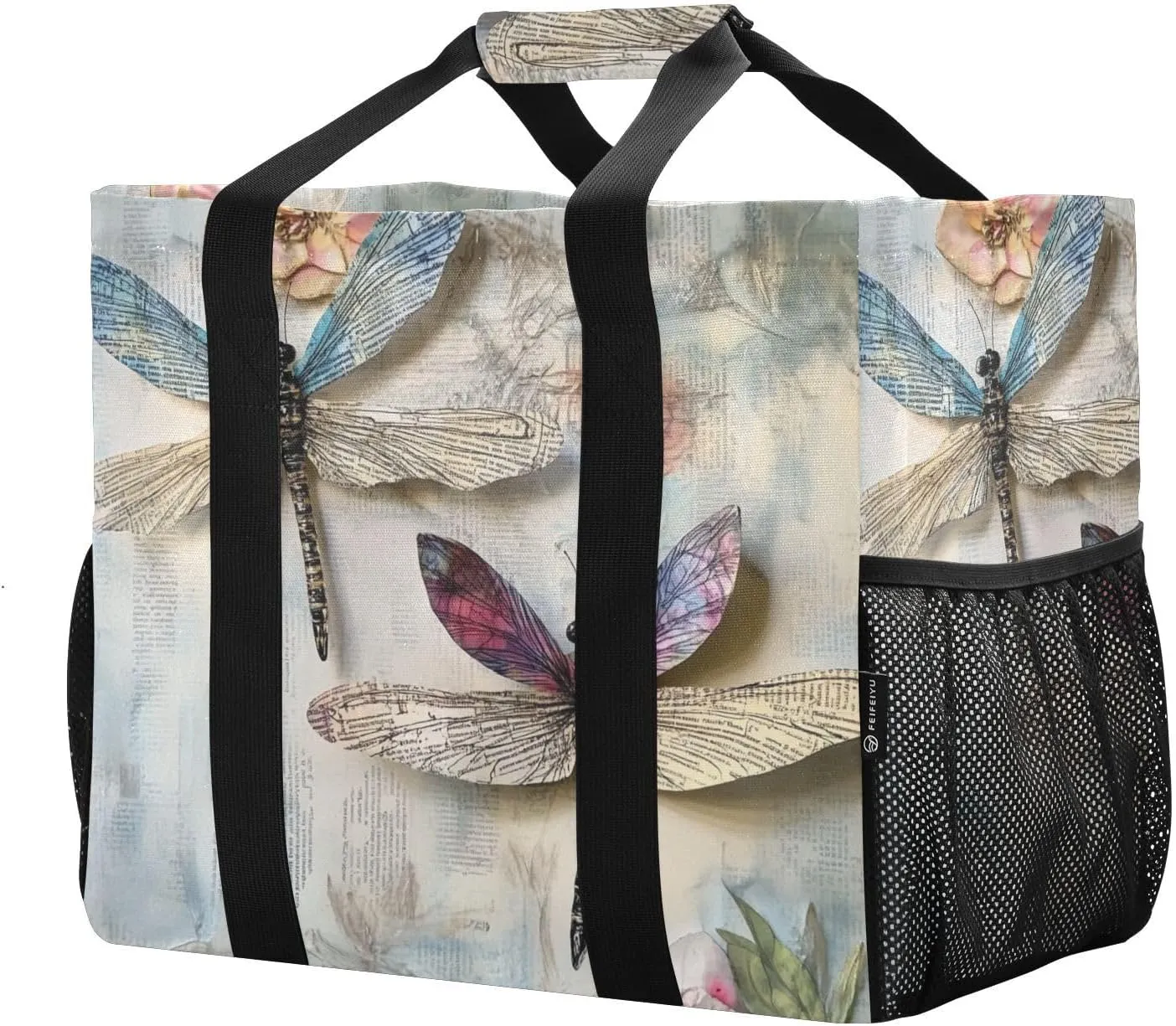 ALAZA Vintage Usa Eagles Waterproof Beach Tote Bags