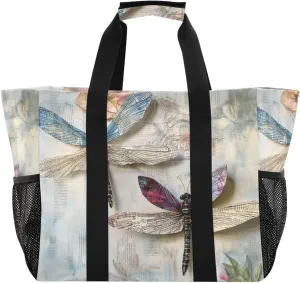 ALAZA Vintage Usa Eagles Waterproof Beach Tote Bags