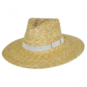 Alessia Milan Straw Fedora Hat