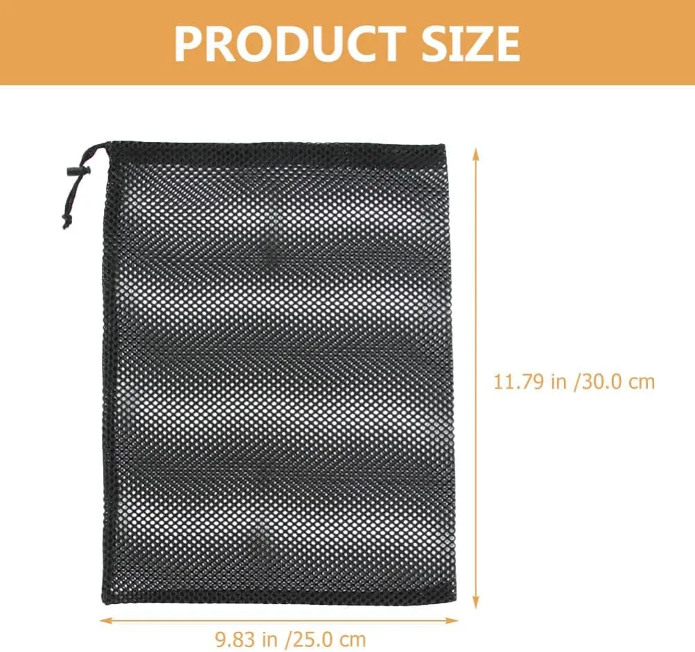 Alipis 10pcs Net Bag for Bag Fitness Bag Net Bags Sports Equipment Bags Fruit Storage Bag Net Bag Drawstring Golf Ball Bag Drawstring Bags Golf Bag Polyester Mesh