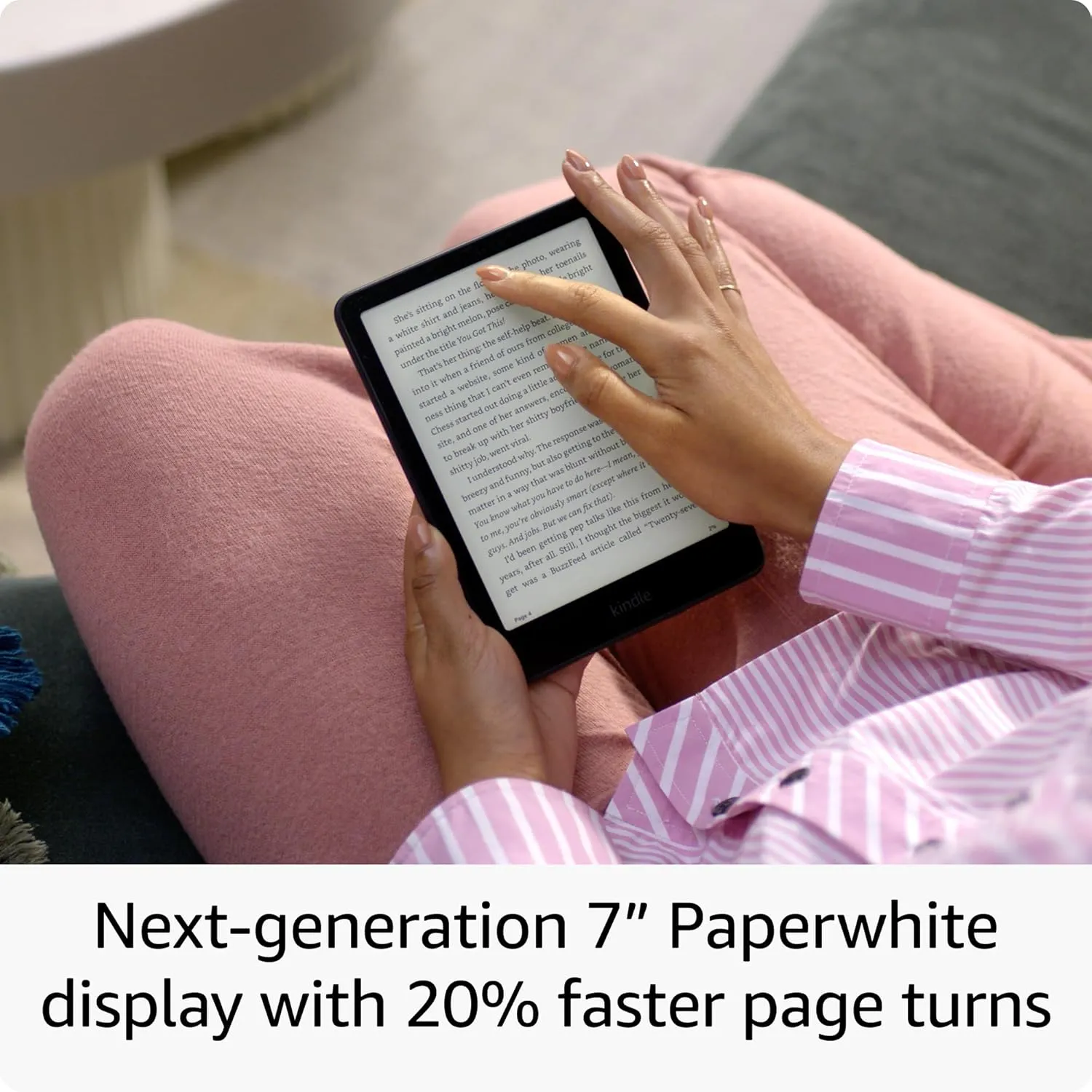 All-new Amazon Kindle Paperwhite Signature Edition (32 GB) – Our fastest Kindle with an auto-adjusting front light, wireless charging, and weeks of battery life – Metallic Black   3 Months of Kindle Unlimited (with auto-renewal)