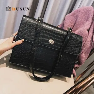 Alligator All-inclusive Durable Bags Women Pu Women's Capacity Lady Bags Leather Crossbody Messenger Multipurpose Chic Casual Shoulder Large Bags for