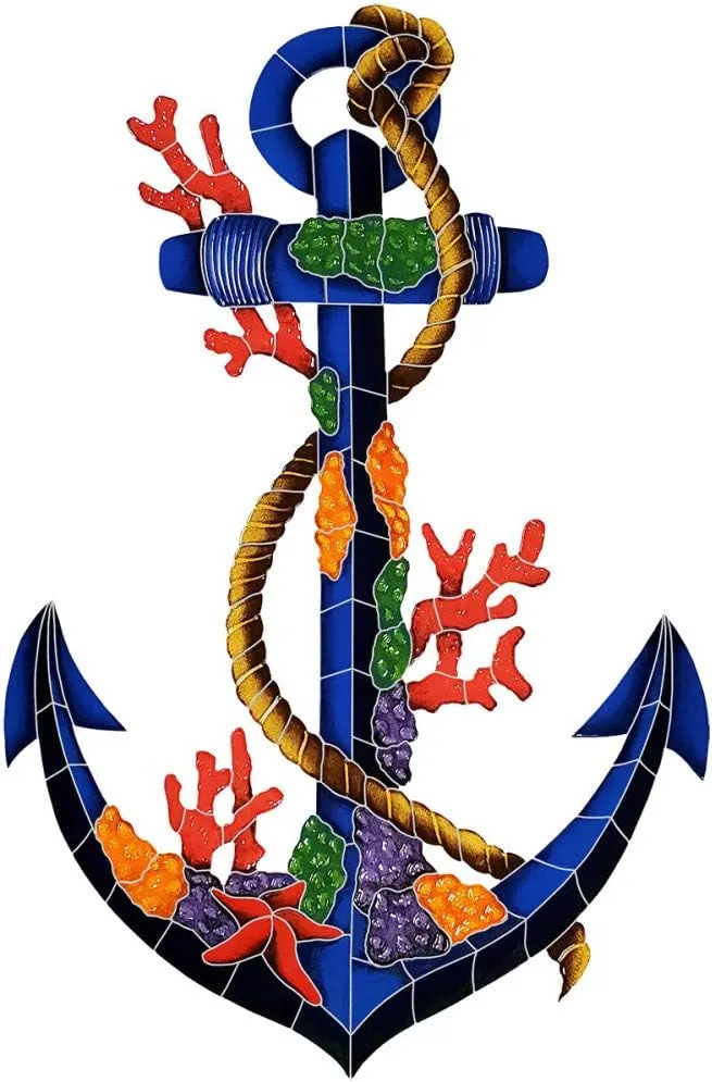 Anchor Ceramic Swimming Pool Mosaic (36x23inch) ANCMCOM