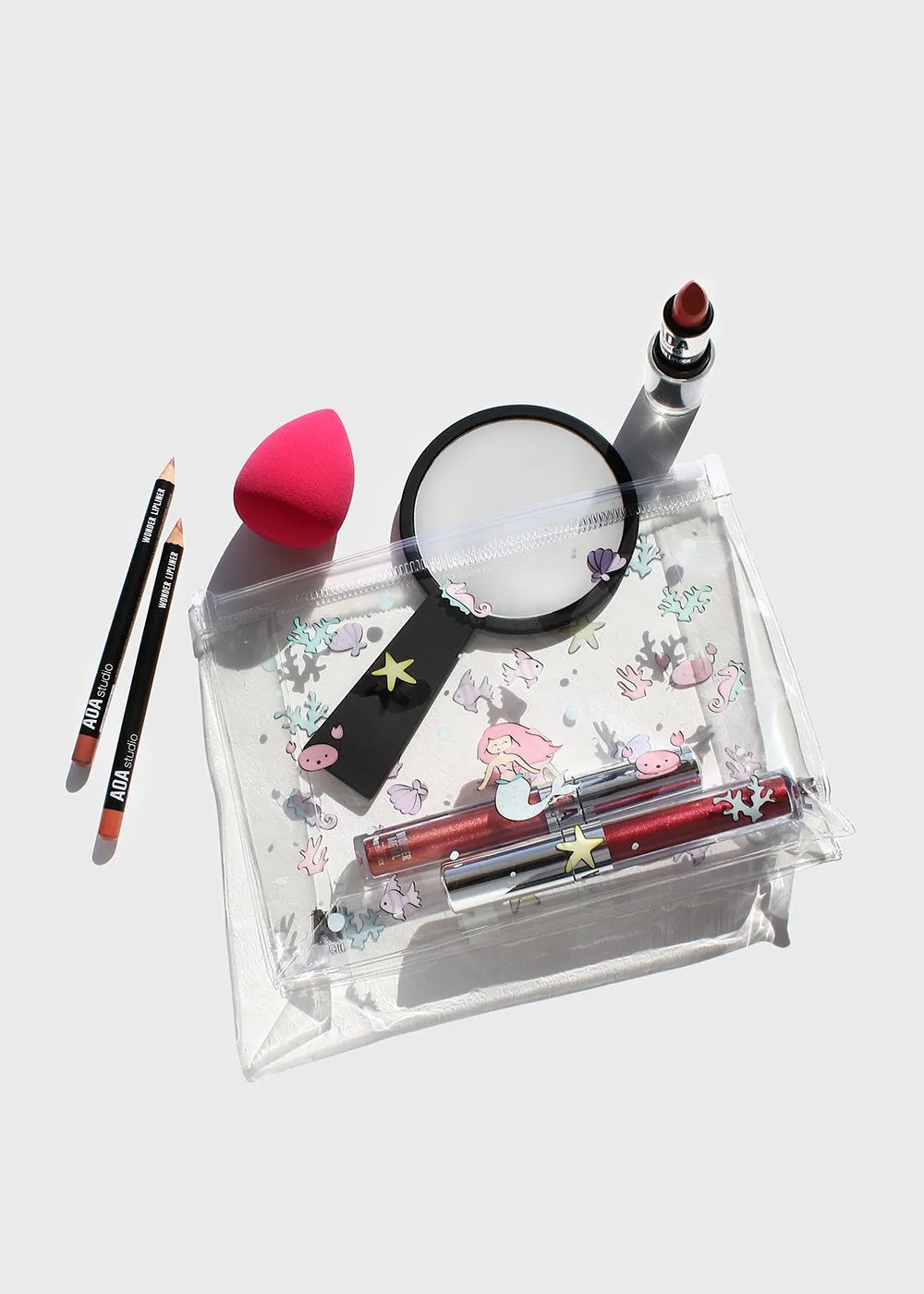 AOA Clear Makeup Pouch - Under The Sea