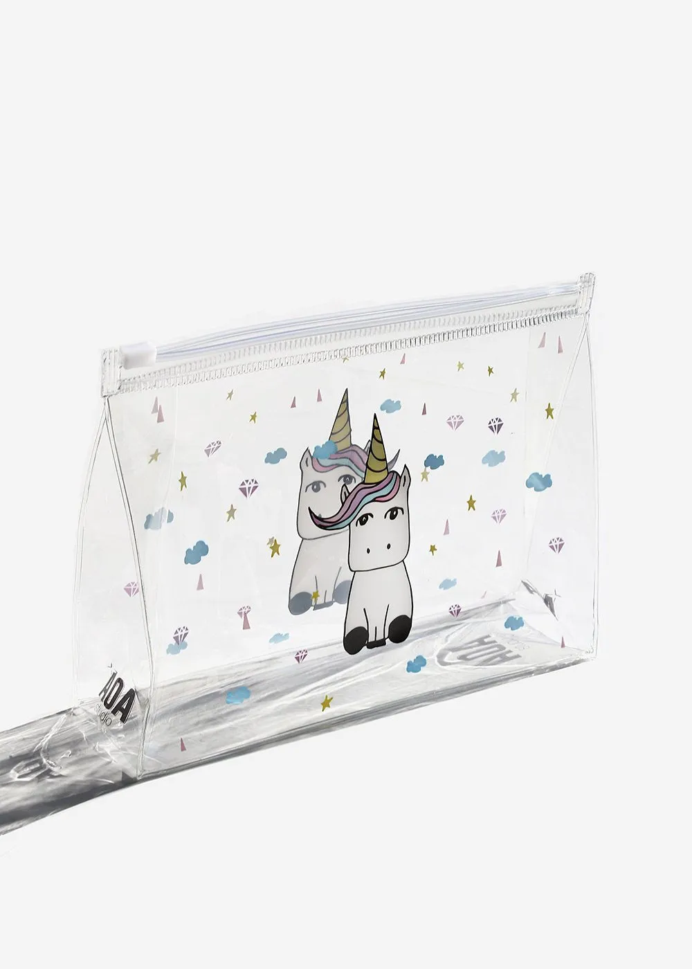 AOA Clear Makeup Pouch - Unicorn