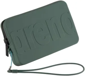 ARENA Dry Clutch Bag Waterproof Silicone Zipper Handbag Beach and Pool Water Resistant Pouch, 3.9 x 6.5 Inches, Green Sage